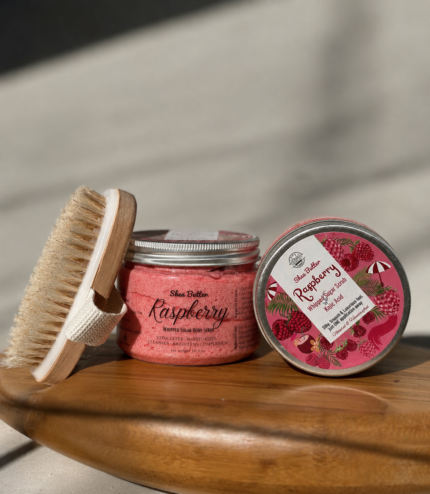 Shea Butter Whipped Body Scrub (with Kojic Acid)
